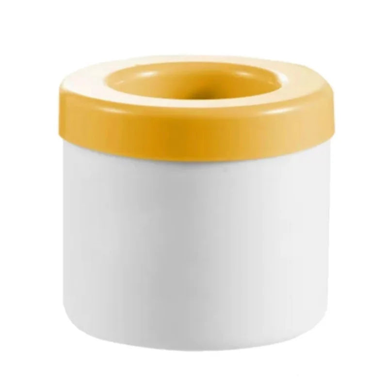 Mini Silicone Ice Cube Mold round Ice Bucket Ice Storage Box Household DIY Refrigerator Freeze Ice Maker Creative Barware Tools